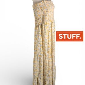 Yellow Floral Women's Skirt (item#10156)